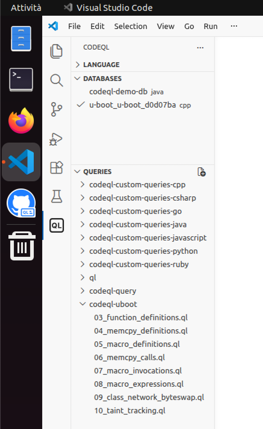 VSCode CodeQL