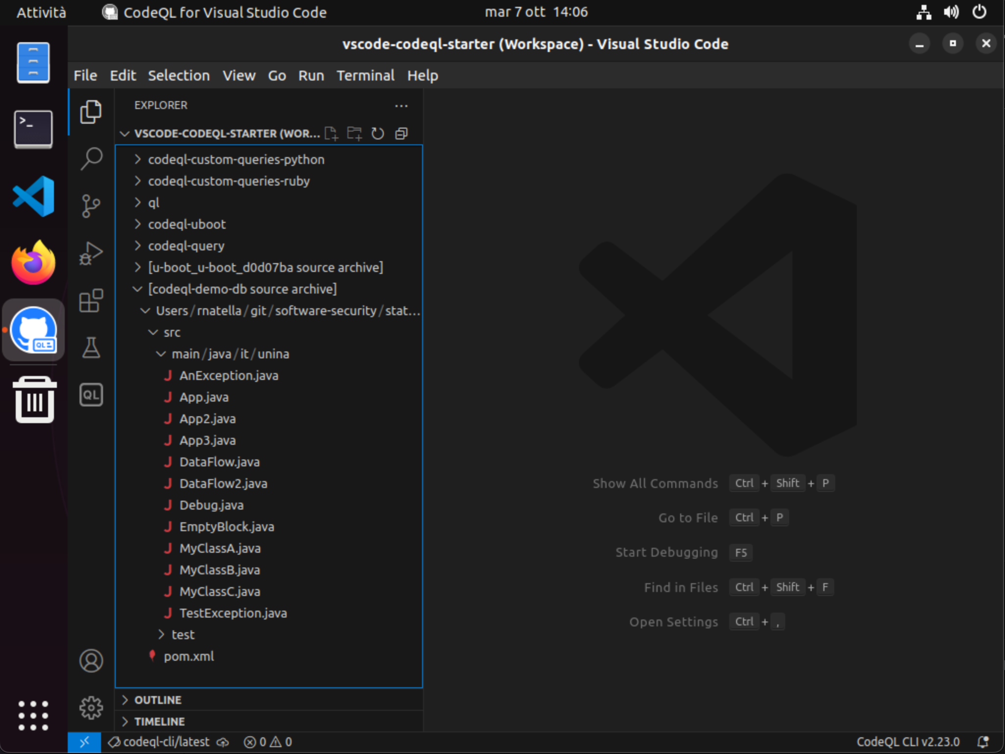 CodeQL source code