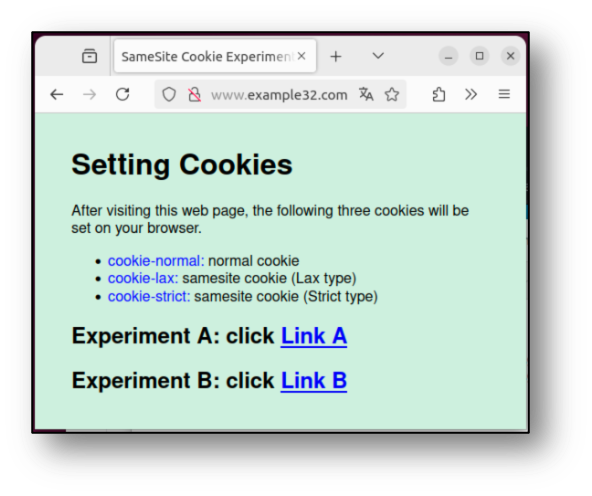 CSRF links