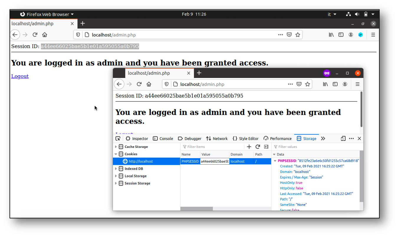 Session hijacking